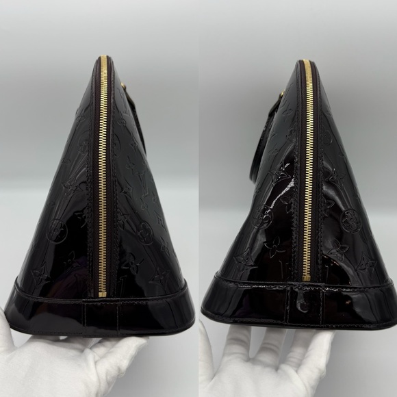 Authentic NEW Louis Vuitton Dark purple Vernis Alma GM - Picture 10 of 17